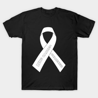 Lung Cancer Awareness Ribbon T-Shirt